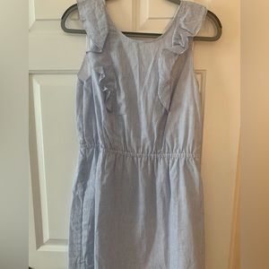 JCrew ruffle dress